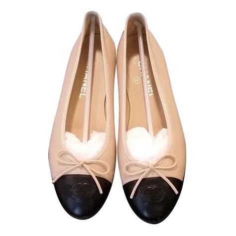 chanel ballerinas beige|chanel shoes for women.